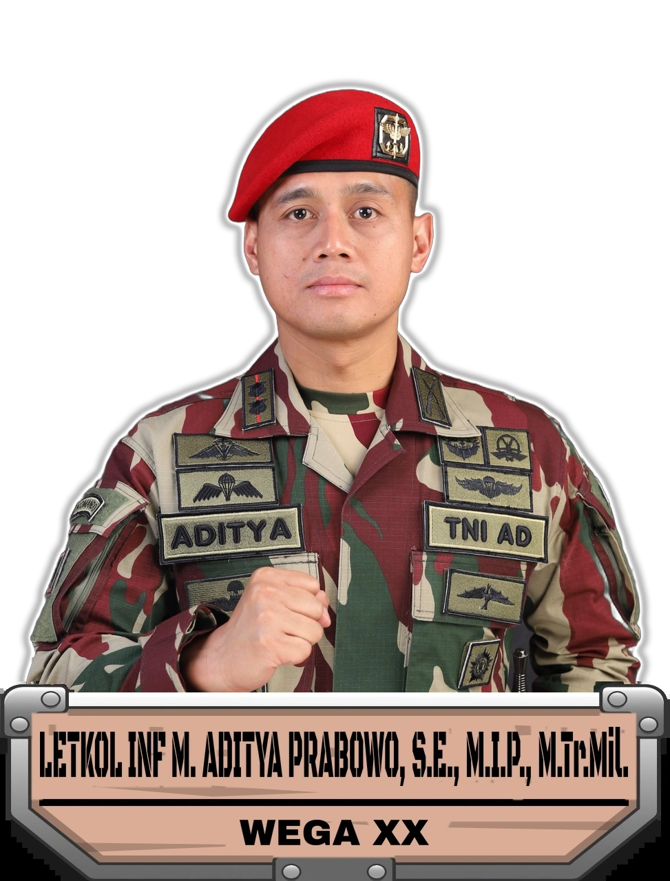 LETKOL INF M. ADITYA PRABOWO, S.E., M.I.P., M.Tr.Mil.